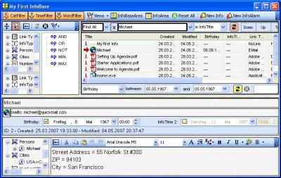 MDE InfoHandler 2008 11.1.86 screenshot