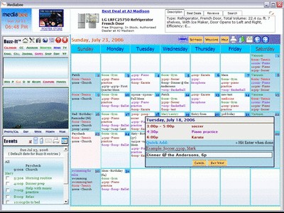 Mediabee Family Dashboard 2.2 screenshot