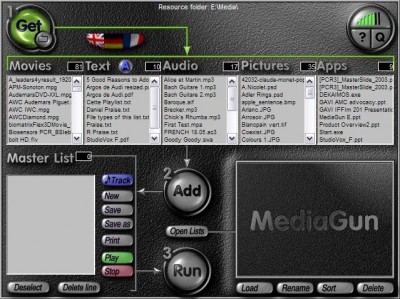 MediaGun 1.8 screenshot