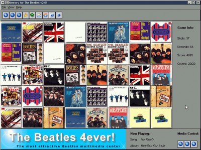 Memory for The Beatles 2.01 screenshot