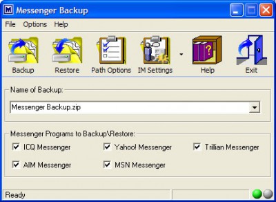 Messenger Backup 3.5 screenshot
