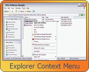 Mini-XMenus 2.1 screenshot