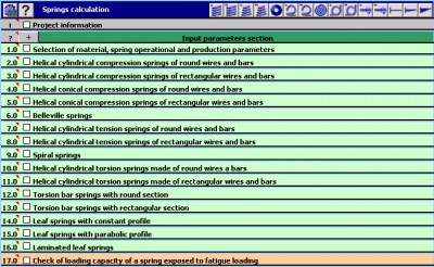 MITCalc - Springs - 15 types 1.15 screenshot