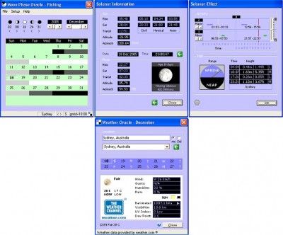 Moon Phase Oracle 2006 - Premier Version 3.0.1 screenshot