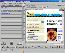 Movie Organizer Deluxe 4.12 screenshot
