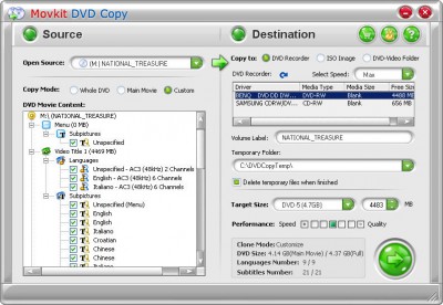 Movkit DVD Copy 2.6.5 screenshot