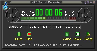 MP3 Sound Recorder 5.2 screenshot