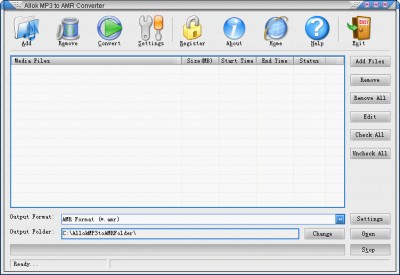 MP3 to AMR Converter 20.2.912 screenshot