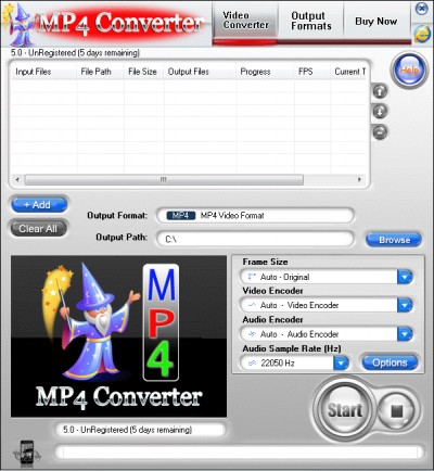 MP4 Converter 3.1.50.010 screenshot