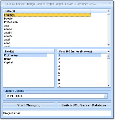 MS SQL Server Change Case to Proper, Upper, Lower 7.0 screenshot