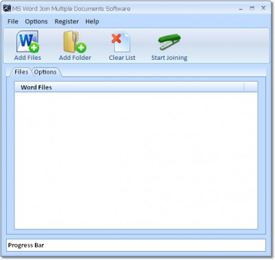 MS Word Join Multiple Documents Software 7.0 screenshot