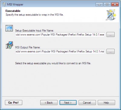 MSI Wrapper 11.0.53.0 screenshot