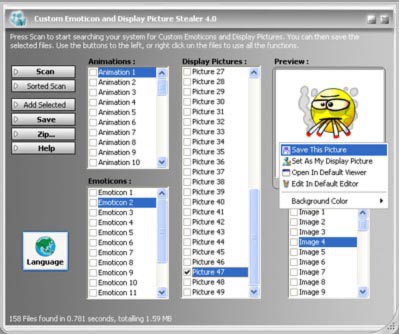 MSN CE/DP Stealer 5.0 screenshot