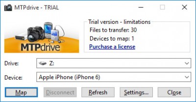 MTPdrive 2.2.72 screenshot