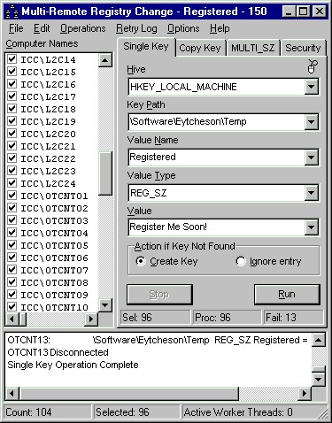 Multi-Remote Registry Change 3.6 screenshot