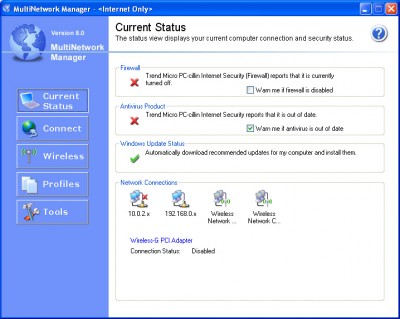MultiNetwork Manager Pro 8.0.11 screenshot