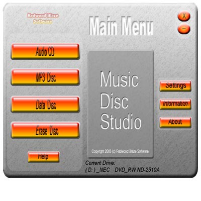 Music Disc Studio 1.0 screenshot