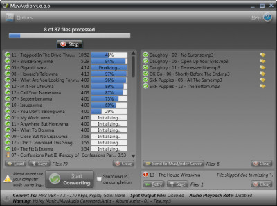 MuvAudio 3.7.0.0 screenshot