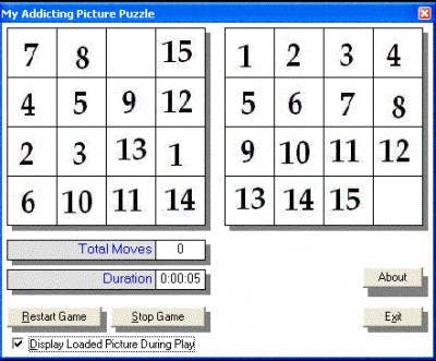 My Addicting Picture Puzzle 1.2 screenshot