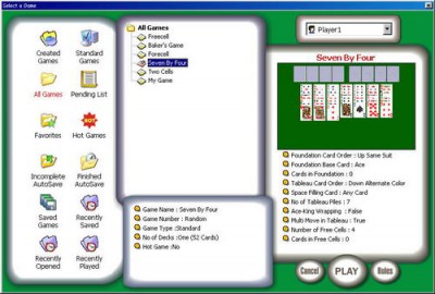 My Freecell 6.0 screenshot