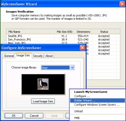 MyScreenSaver Builder 1.1 screenshot