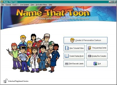 Name-That-Toon Personalized Cartoons 3.2 screenshot