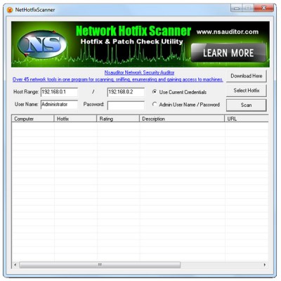 NetHotfixScanner 1.5 screenshot