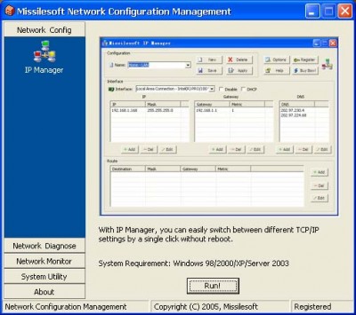 Network Configuration Management 4.77 screenshot