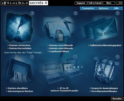 nobox.de InvisibleSecrets 4.0 screenshot