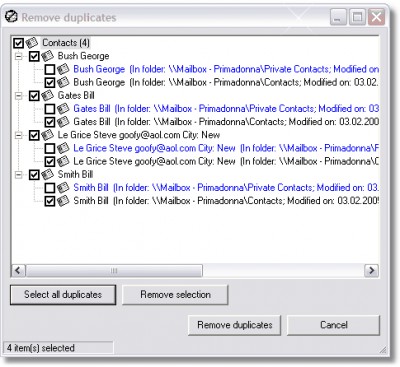 NoMoreDupes - Outlook duplicate remover 2.1.3 screenshot
