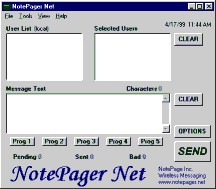 NotePager Net 3.7 screenshot