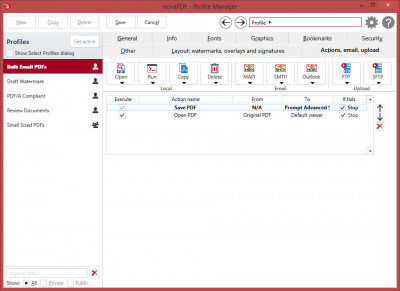 novaPDF Pro 10.0.107 screenshot