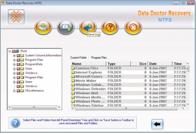 NTFS Partition Salvage Software 3.0.1.5 screenshot