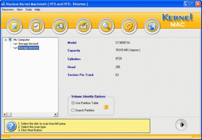 Nucleus Mac Data Recovery Software 4.03 screenshot