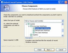 Nullsoft Scriptable Install System 2.22 screenshot