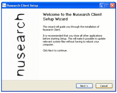 Nusearch Client v1.0 screenshot