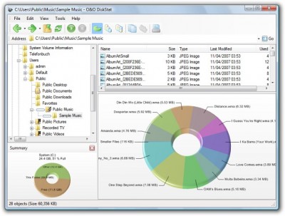 O&O DiskStat Professional Edition 2.0.396 screenshot