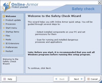Online-Armor 1.1.0.446 screenshot