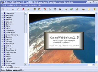 OnlineWebZeitung 1.5 screenshot