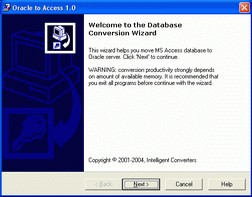 Oracle-to-Access 3.1 screenshot
