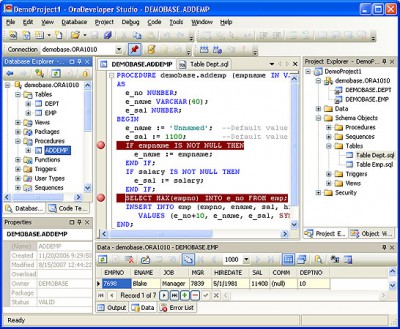 OraDeveloper Studio 2.55 screenshot