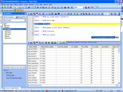 Oraspeed SQL Editor 3.8.0 screenshot