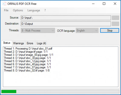 ORPALIS PDF OCR Free Edition 1.1.19 screenshot