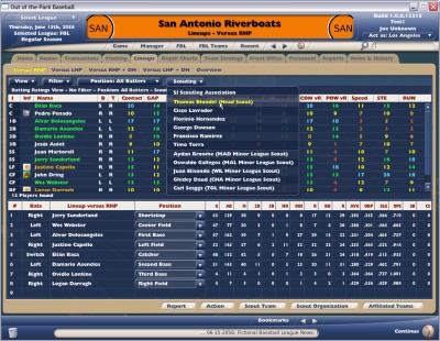 Out of the Park Baseball 2006 1.0.2 screenshot