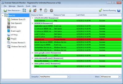 Overseer Network Monitor 5.0.219.12 screenshot