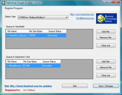 PalmVista Simple Installer 1.0.0.20 screenshot