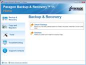 Paragon Backup & Recovery Home 11 screenshot