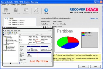 Partition Recovery 1.5 screenshot