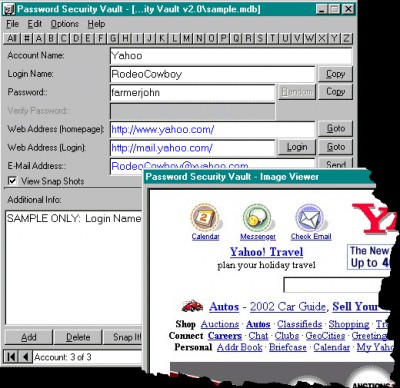 Password Security Vault 2.0 screenshot