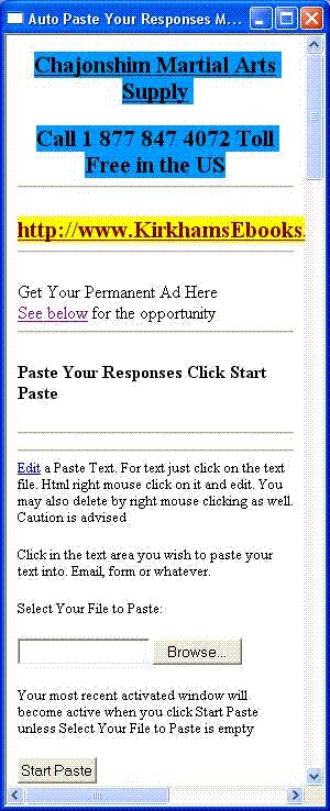 Paste Your Responses 3.0 screenshot